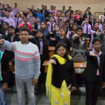 राजनीति विज्ञान विभाग में संविधान का शपथ पाठ कराया गया