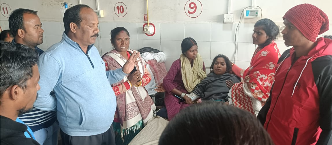 जंगली हाथी के हमले में…