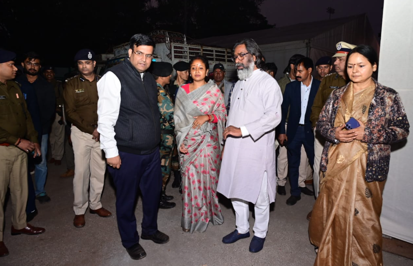 शपथ ग्रहण समारोह स्थल का…