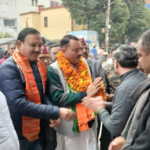 भाजपा के मेयर प्रत्याशी ने नववर्ष की दी शुभकामनाएं