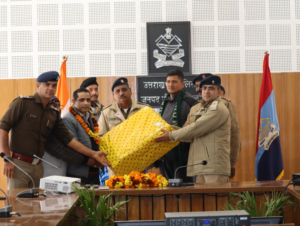 पुलिस उपाधीक्षक को शुभकामनाओं सहित दी गई भावभीनी…