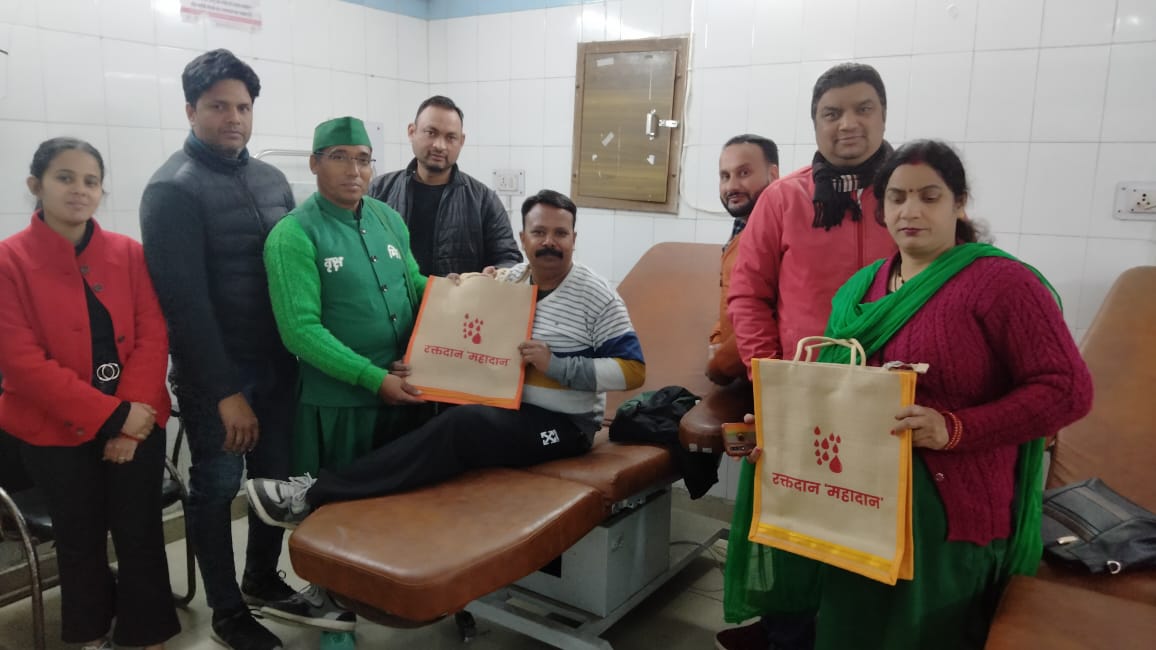 जीवन का उद्देश्य रक्तदान महादान का होना चाहिए:…